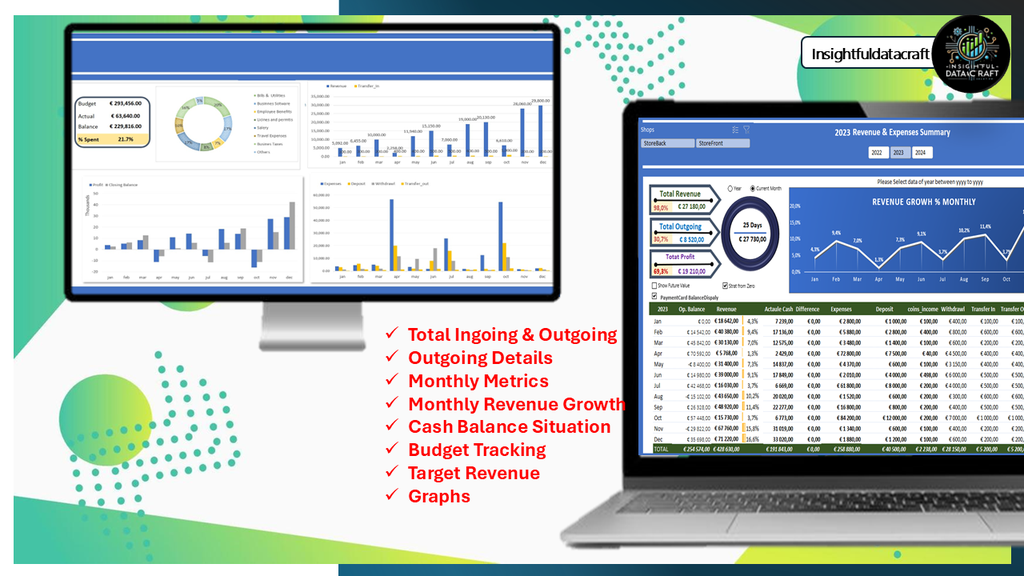 Revenue and Expenses Finance Tracker