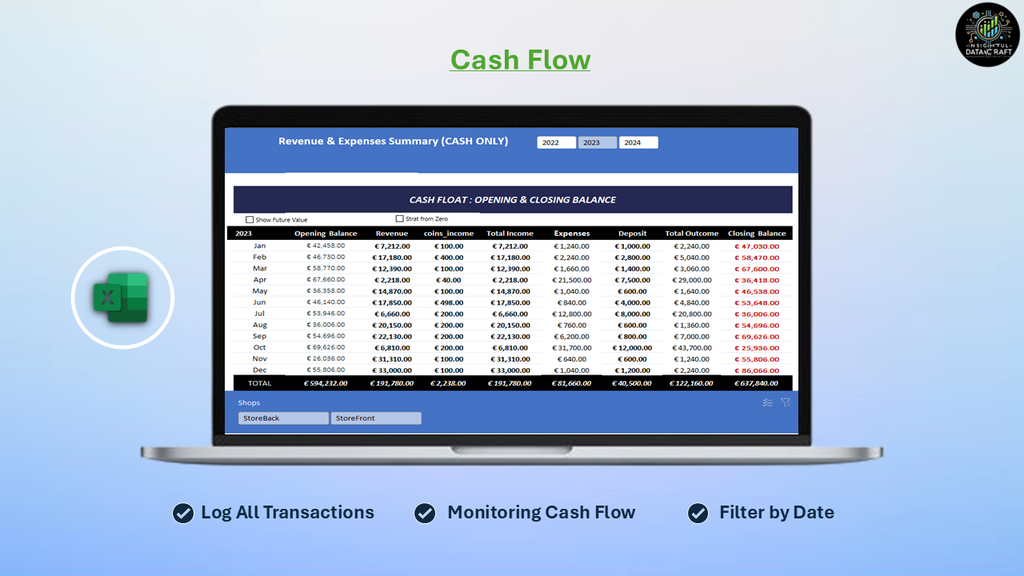 Revenue and Expenses Finance Tracker